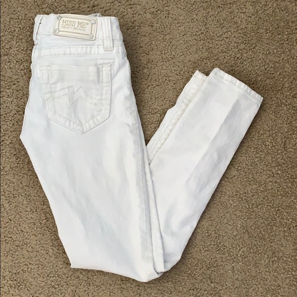 Miss Me Denim - Miss me white denim jeans sz 25 EUC